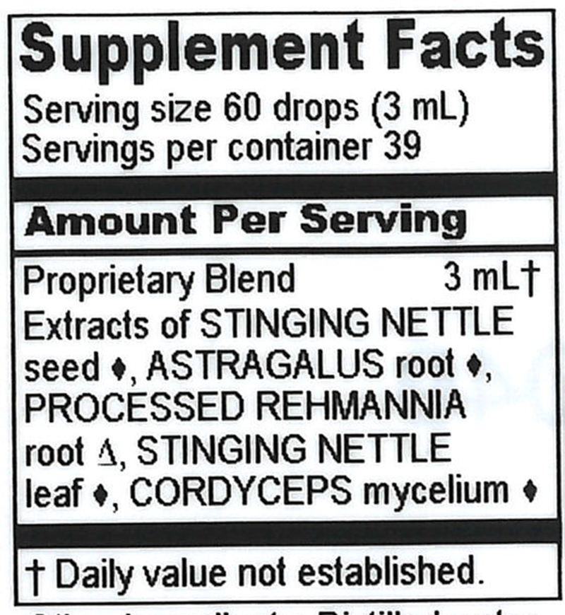 Kidney Support Compound (Herbalist Alchemist) Supplement Facts
