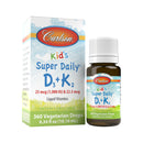 kids super daily d3 & k2 carlson labs