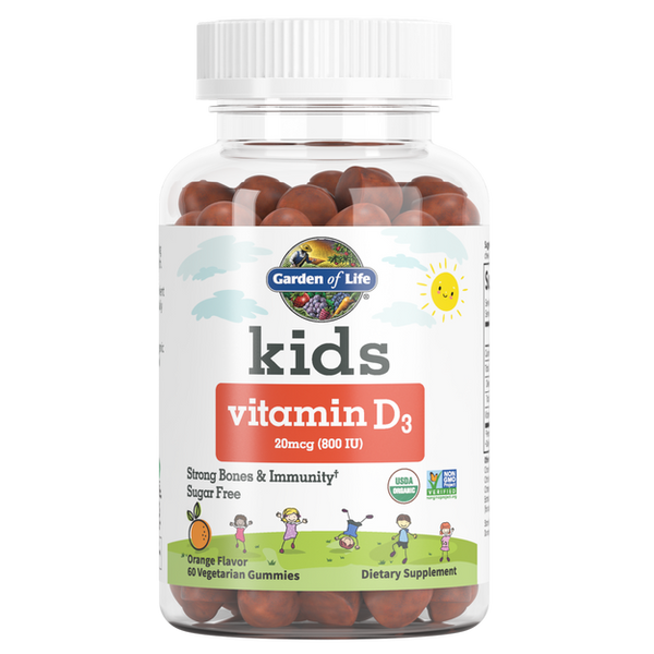 Kids Vitamin D3 Gummies (Garden of Life) Front