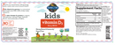 kids vitamin d3 gummies garden of life label