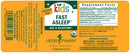 kids fast asleep alcohol free herb pharm label