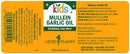 kids mullein garlic oil herb pharm label