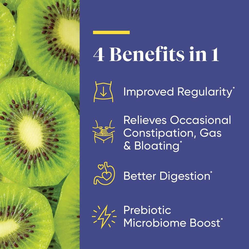 Kiwi Regularity Chews Enzymedica Benefits