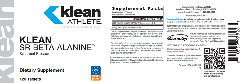 DISCONTINUED - Klean SR Beta-Alanine