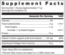 klean collagen+c douglas labs supplement facts