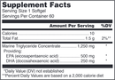 klean omega douglas labs supplement facts