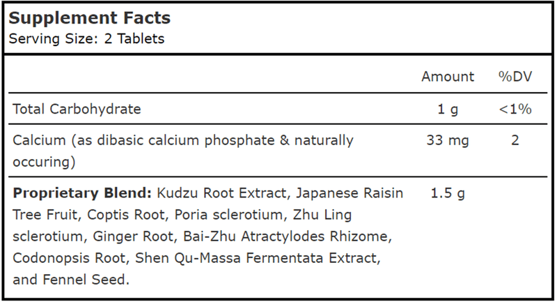 Kudzu Recovery (Planetary Herbals) Supplement Facts