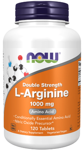 l-arginine 1000 mg (now foods)