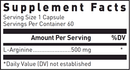 L-Arginine 500 mg. (60 Count)