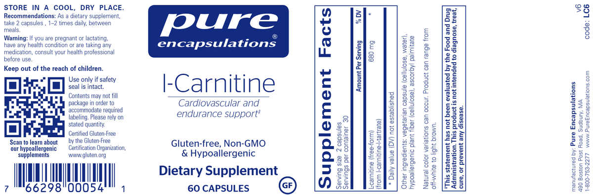 L-Carnitine (Pure Encapsulations)