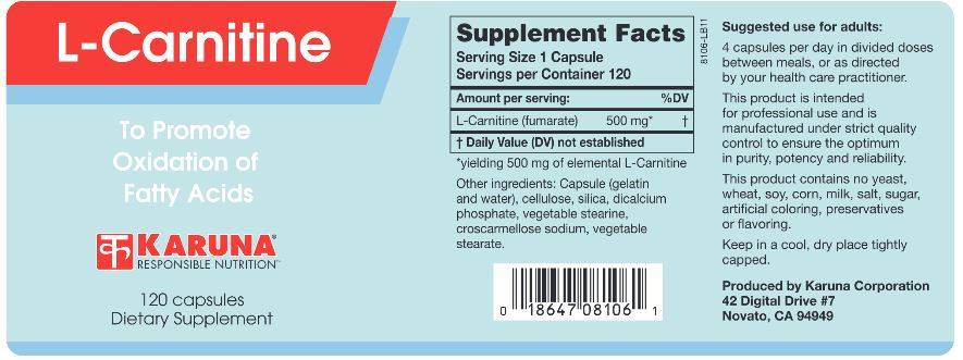 L-Carnitine (Karuna Responsible Nutrition) L-Carnitine (Karuna Responsible Nutrition)