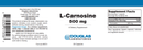 l-carnosine douglas labs label