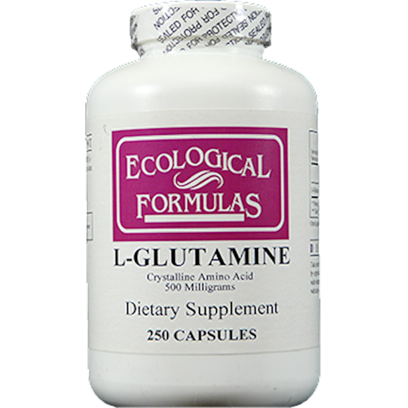 L-Glutamine 500 mg (Ecological Formulas) Front
