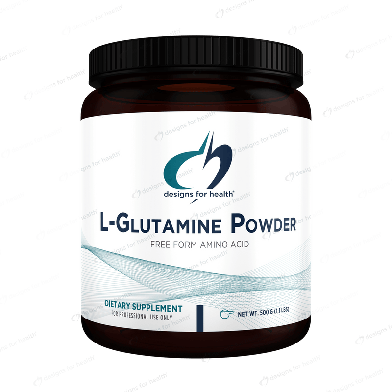 L-Glutamine Powder 500g (Designs for Health) Front