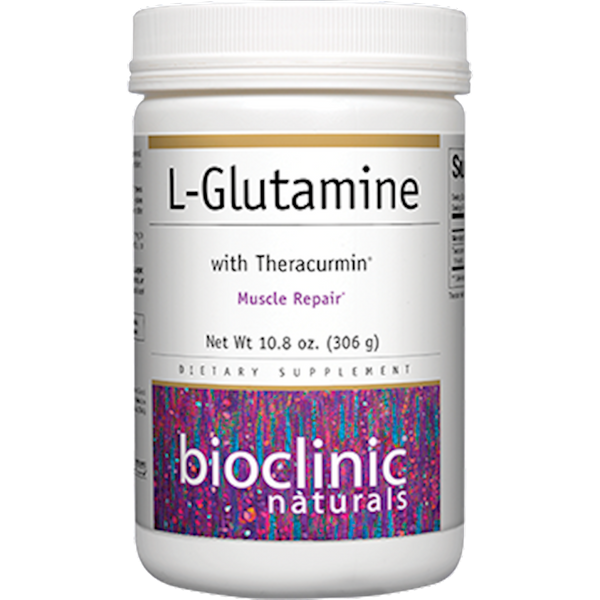 L-Glutamine with Theracurmin (Bioclinic Naturals) Front