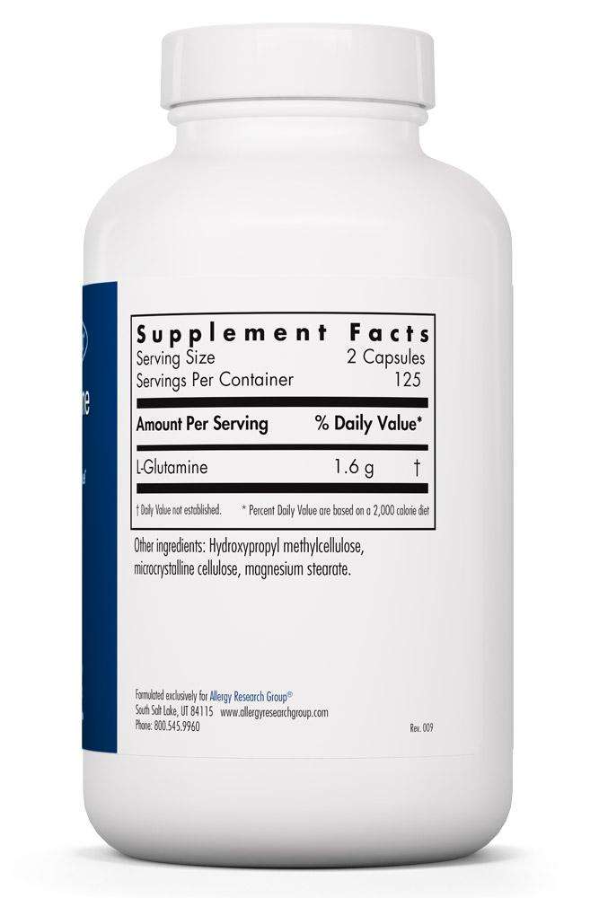 L-Glutamine 800 Mg Allergy Research Group Supplement