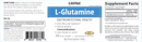 l-glutamine (lidtke medical) label