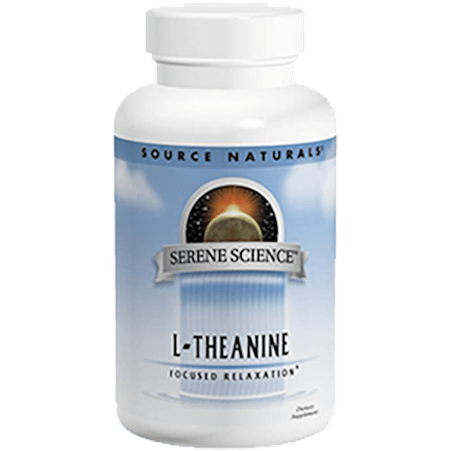 L-Theanine 200 mg (Source Naturals) Front