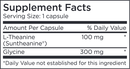 l-theanine 100 mg (metabolic maintenance) supplement facts