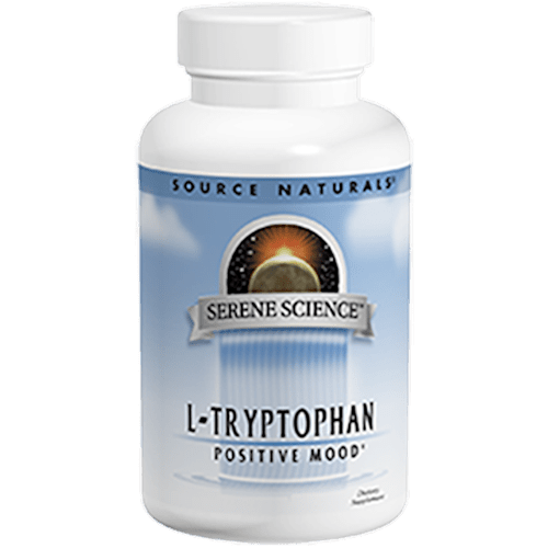 L-Tryptophan 500 mg (Source Naturals) Front