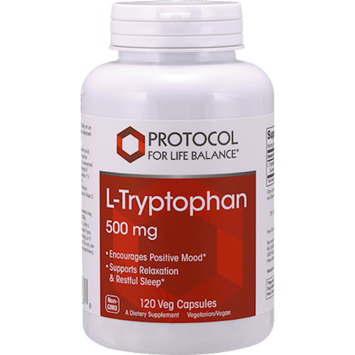 L-Tryptophan 500 mg (Protocol for Life Balance) 120ct