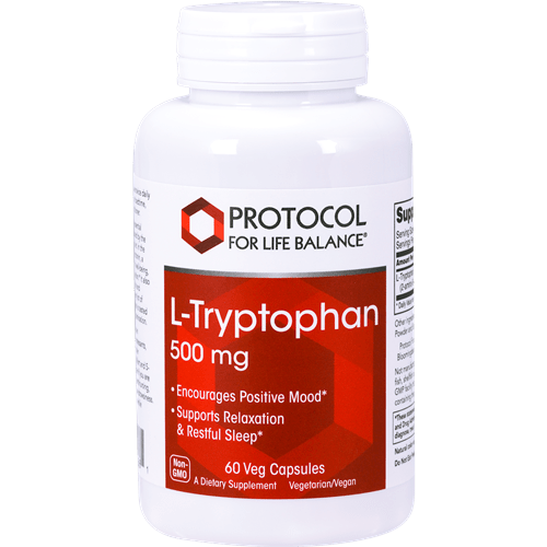 L-Tryptophan 500 mg (Protocol for Life Balance) 60ct