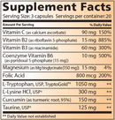 l-tryptophan complete (lidtke) supplement facts