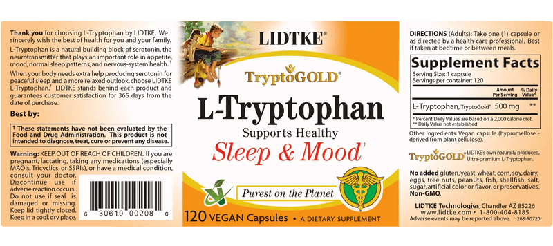 l-tryptophan (lidtke) label
