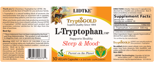 l-tryptophan (lidtke) label