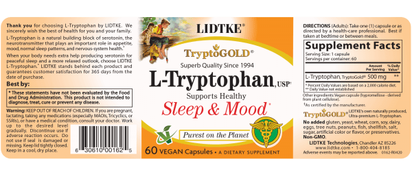l-tryptophan (lidtke) label