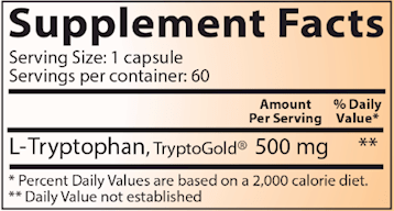 L-Tryptophan 60 caps (Lidtke) supplement facts