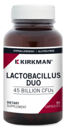 Lactobacillus Duo (Kirkman Labs) Front