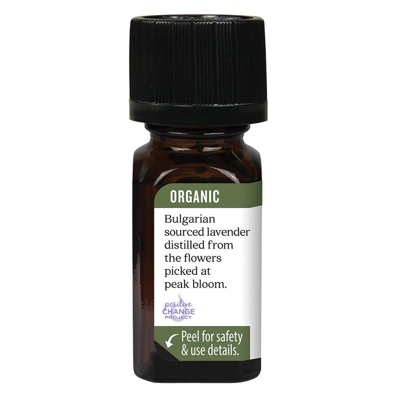 Lavender Organic Essential Oil (Aura Cacia) Side