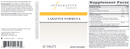 laxative formula (integrative therapeutics) label
