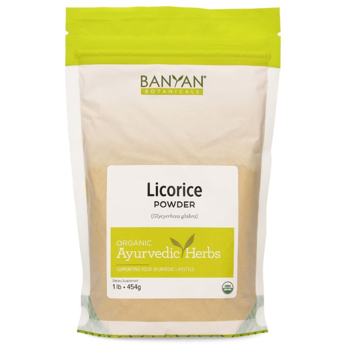 Licorice Root Powder (Organic) (Banyan Botanicals) Front