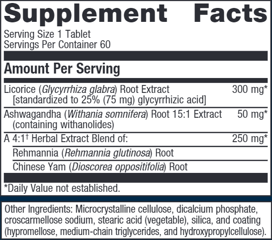 Licorice Plus (Metagenics) Supplement Facts