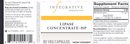 lipase concentrate hp integrative therapeutics label