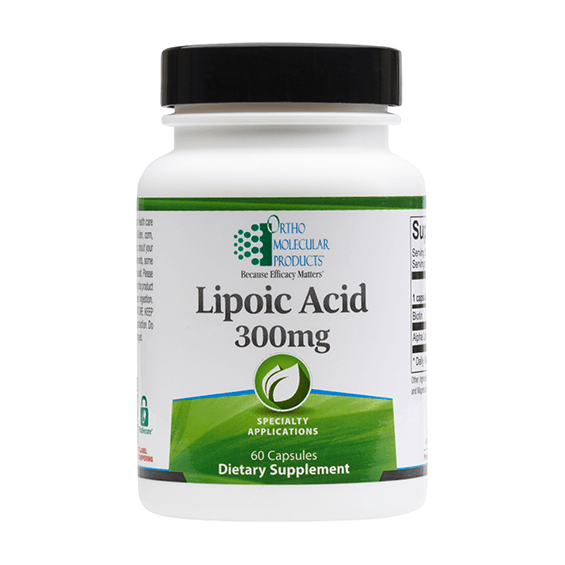 lipoic acid 300mg ortho molecular products