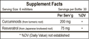 liposomal curcumin resveratrol empirical labs supplement facts