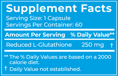Liposomal Glutathione (BodyBio) Supplement Facts