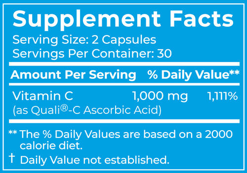 Liposomal Vitamin C (BodyBio) Supplement Facts