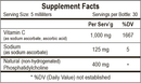 liposomal vitamin c empirical labs supplement facts
