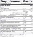 lipotropic complex (integrative therapeutics) supplement facts