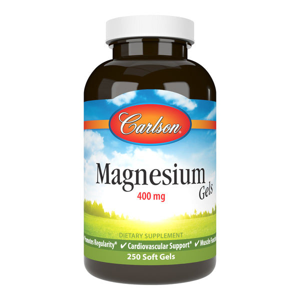 Liquid Magnesium 400 mg (Carlson Labs) Front