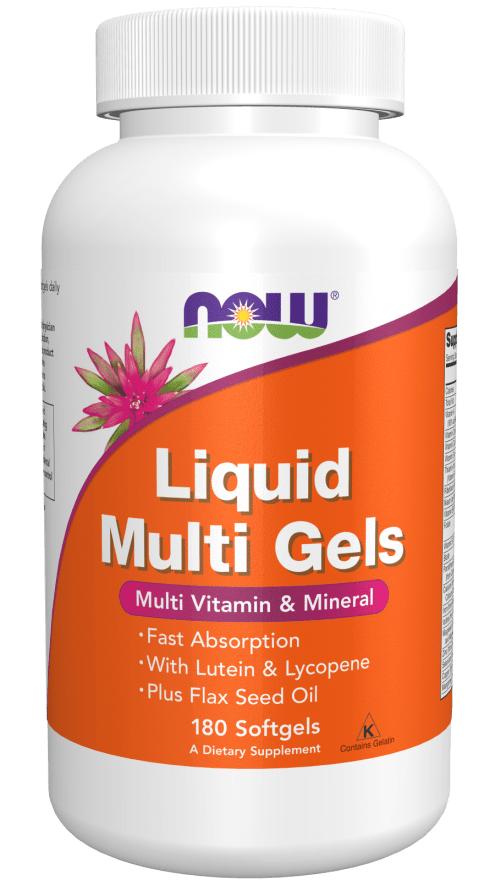 Liquid Multi Gels (NOW) Front