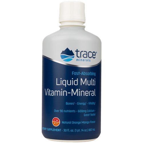 Liquid Multi Vitamin-Mineral Orange Mango Trace Minerals Research