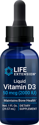Liquid Vitamin D3 (Life Extension) Front