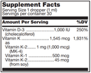 liquid d & k douglas labs supplement facts