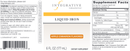 liquid iron apple cinnamon (integrative therapeutics) label