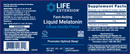 liquid melatonin citrus vanilla (life extension) label